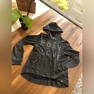 Roxy Womens/Juniors Studded Zip Sweatshirt